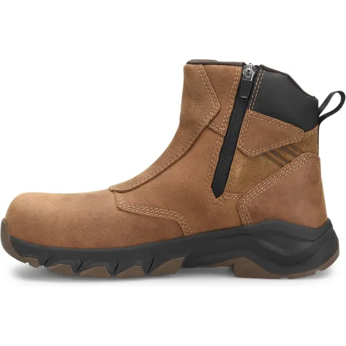 Carolina Men's Subframe 6" WP Side Zip Comp Toe Work Boot -Brown- CA5550