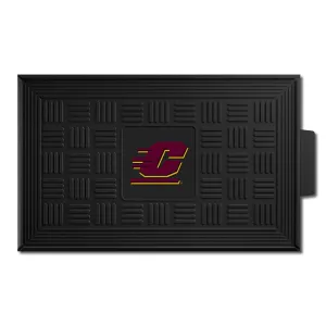 Central Michigan Chippewas Heavy Duty Vinyl Medallion Door Mat - 19.5in. x 31in.