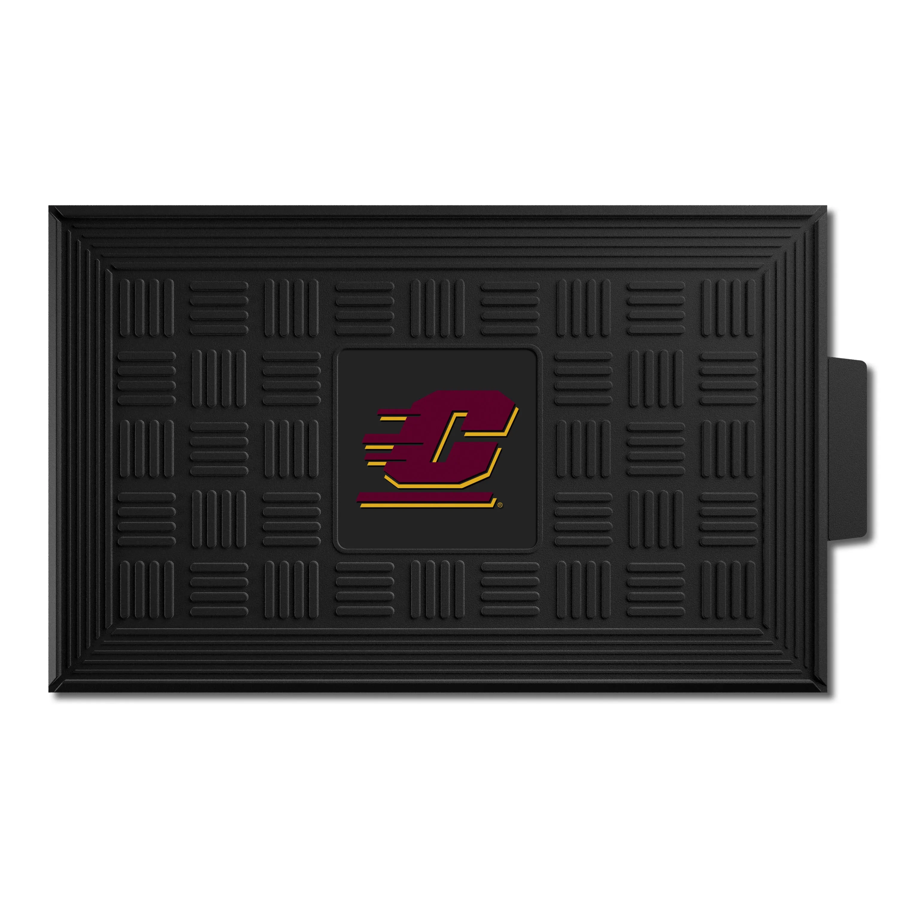 Central Michigan Chippewas Heavy Duty Vinyl Medallion Door Mat - 19.5in. x 31in.