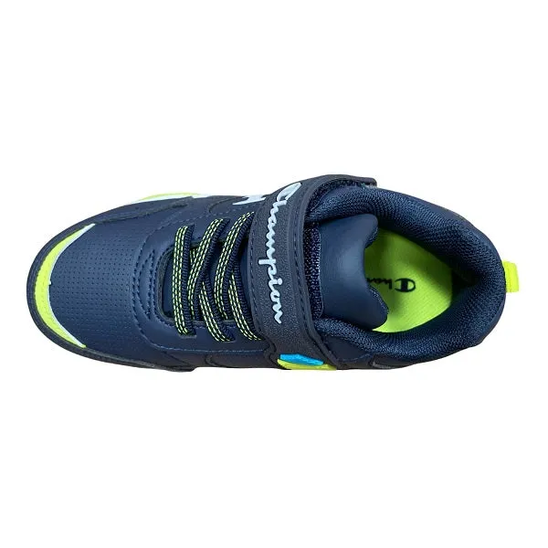 Champion scarpa da bambino con strappo e luci Wave S32129-CHA-BS501 NNY blu