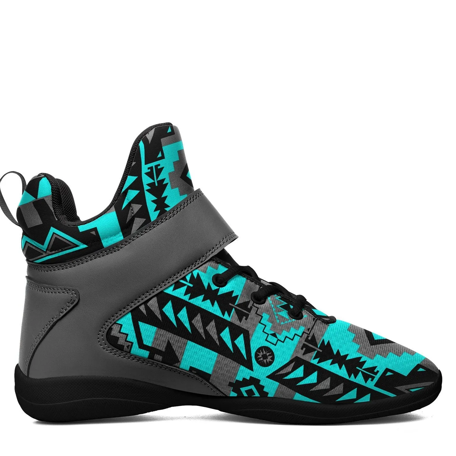 Chiefs Mountain Sky Ipottaa Basketball / Sport High Top Shoes - Black Sole