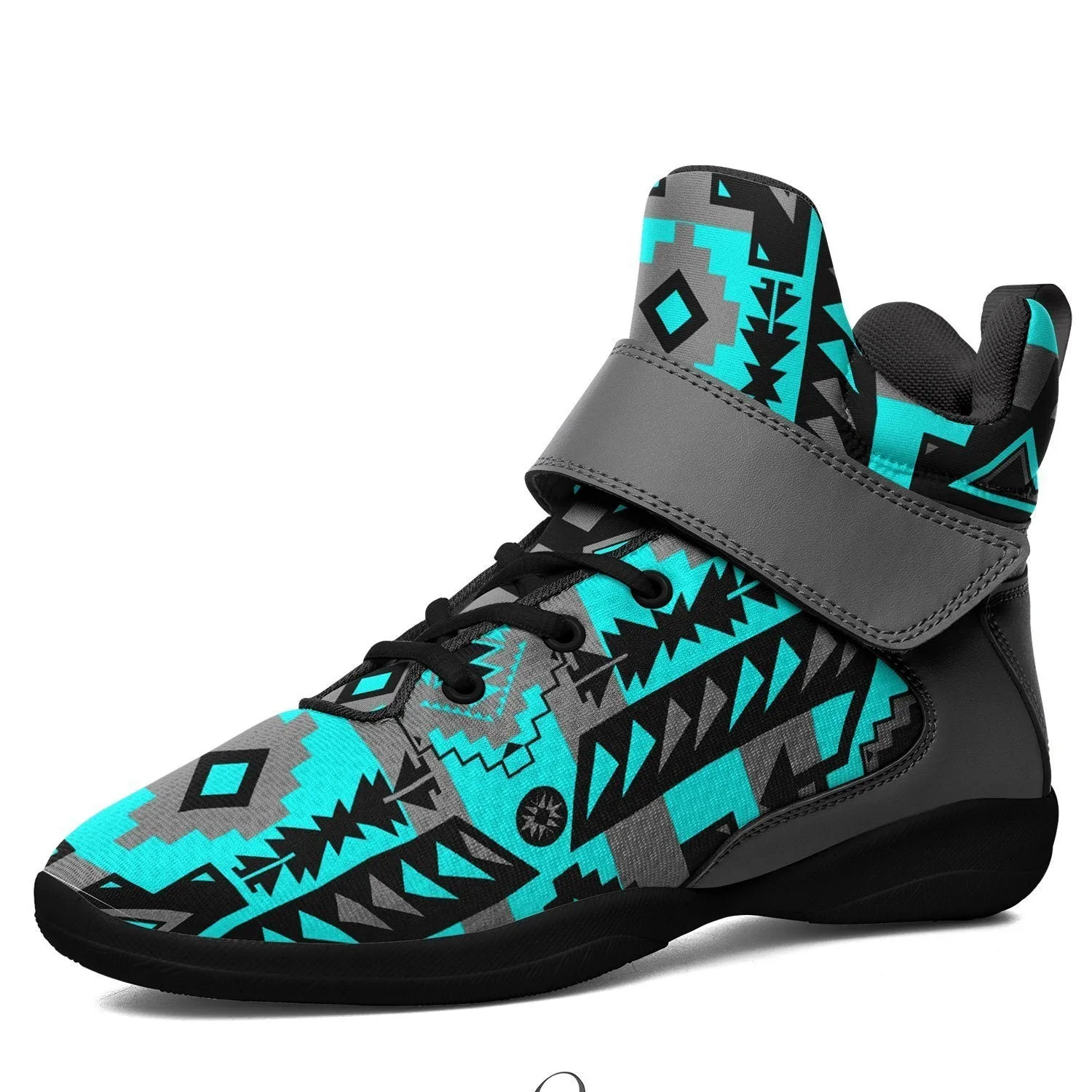 Chiefs Mountain Sky Ipottaa Basketball / Sport High Top Shoes - Black Sole