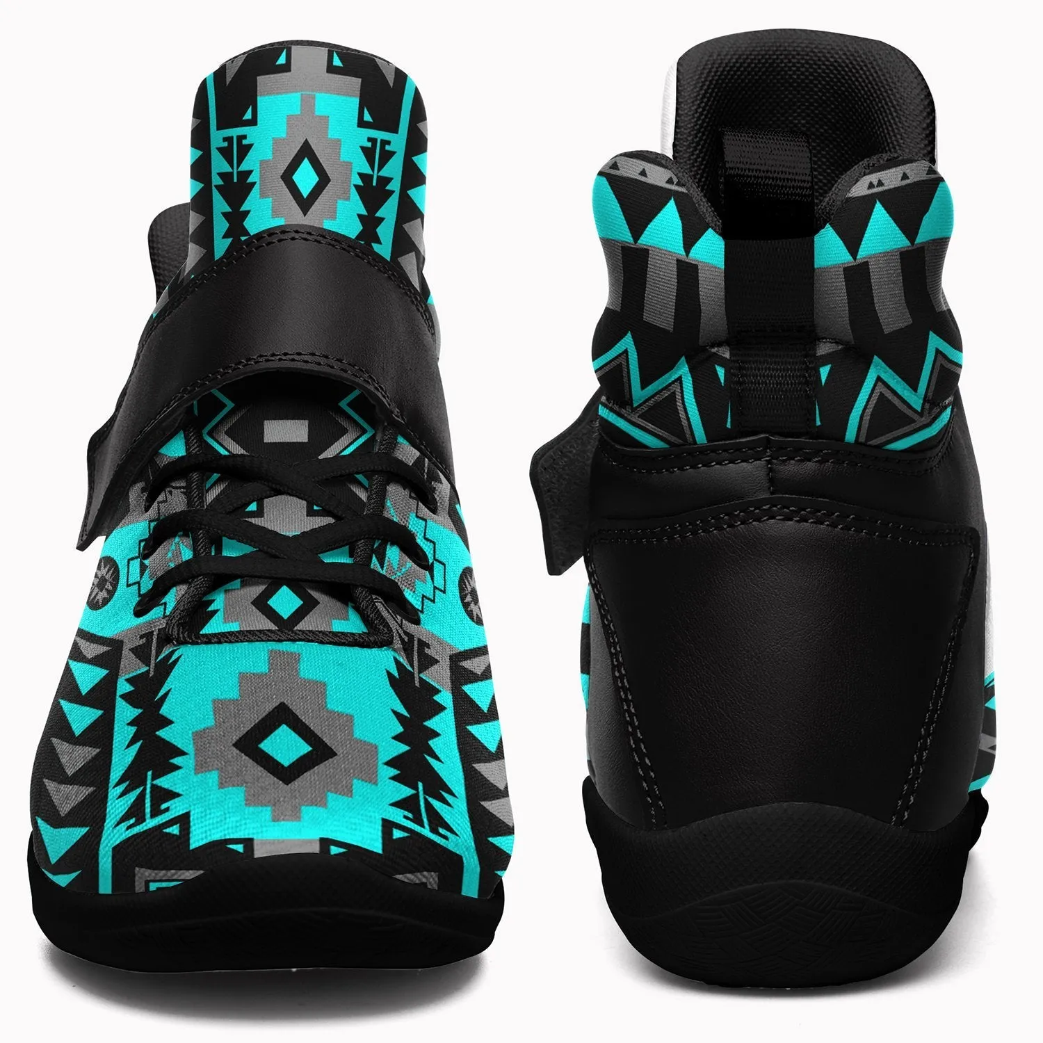 Chiefs Mountain Sky Ipottaa Basketball / Sport High Top Shoes - Black Sole