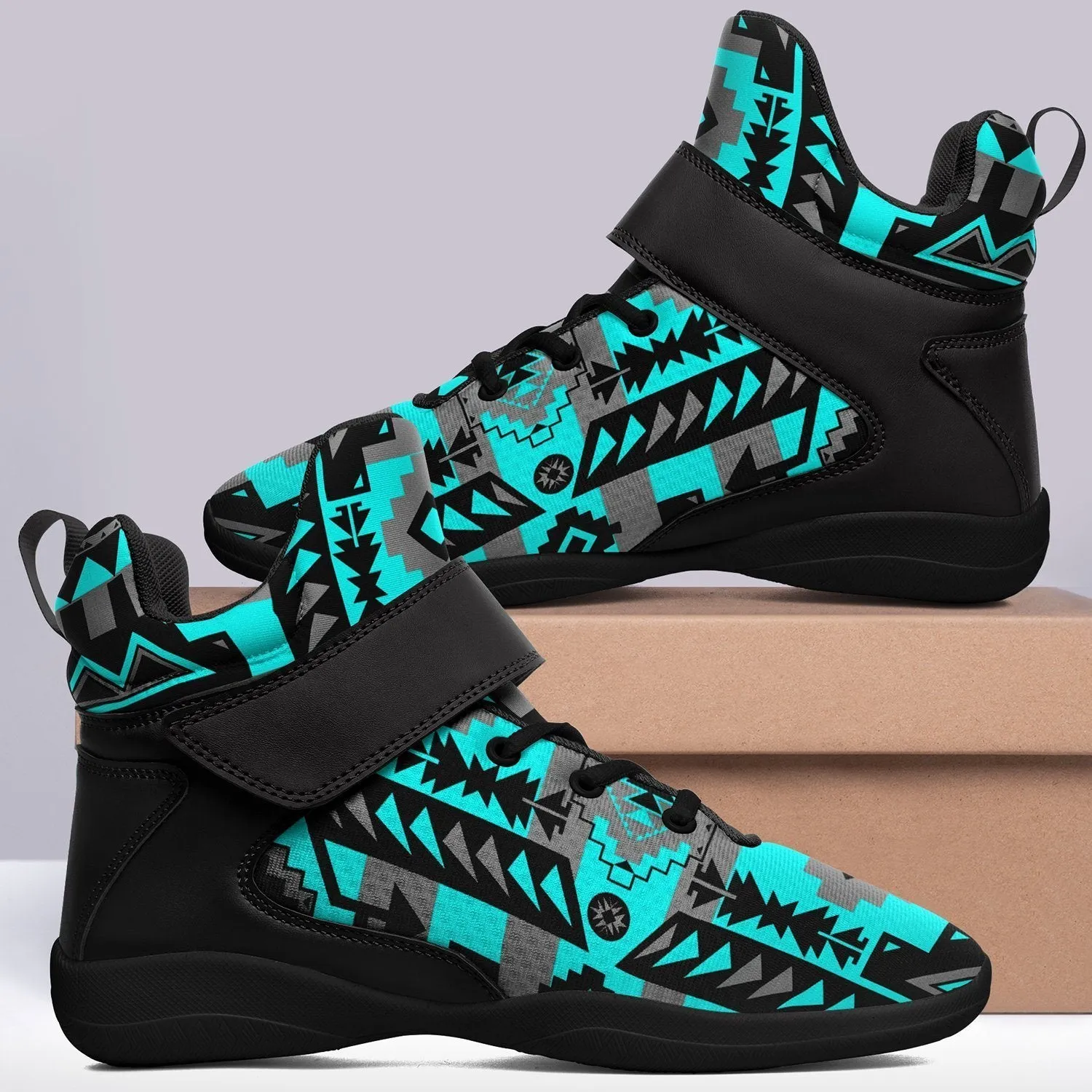 Chiefs Mountain Sky Ipottaa Basketball / Sport High Top Shoes - Black Sole