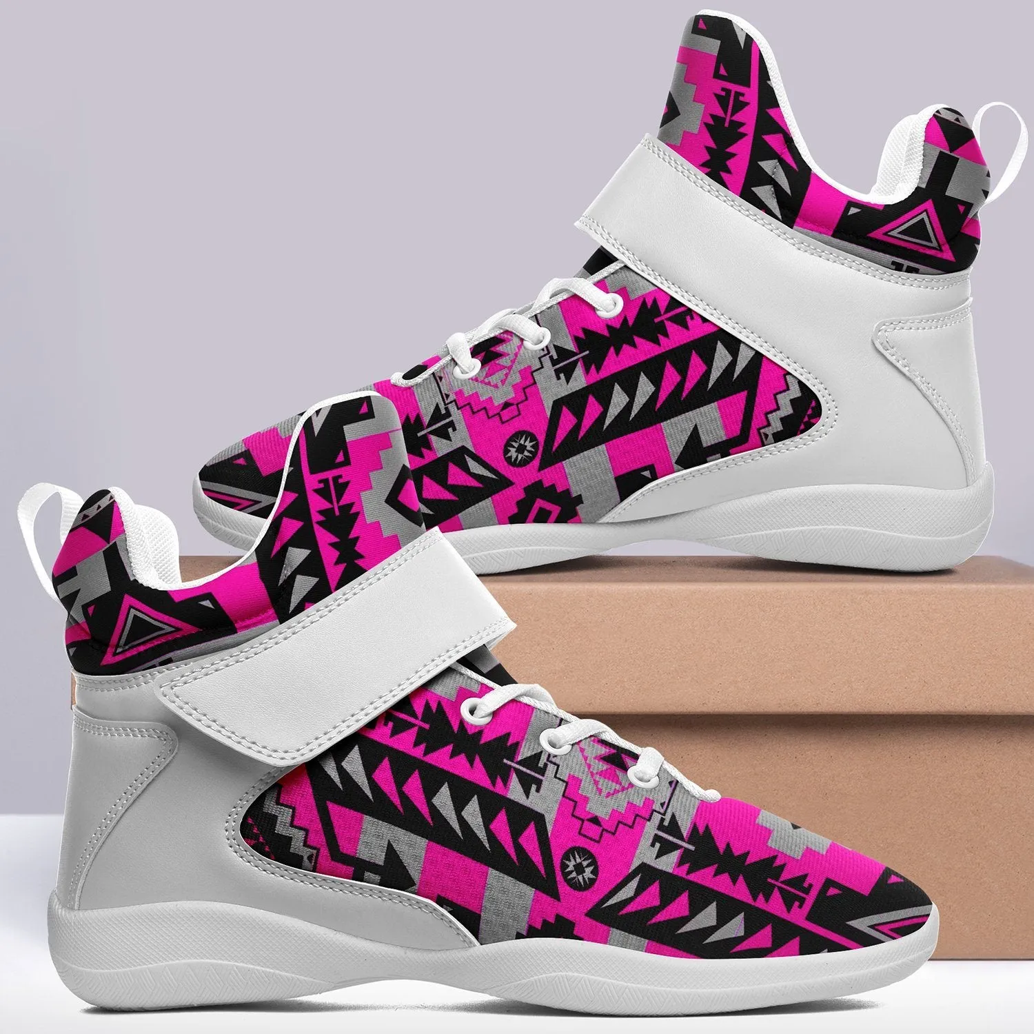 Chiefs Mountain Sunset Ipottaa Basketball / Sport High Top Shoes