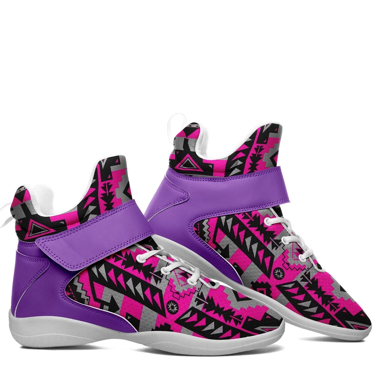 Chiefs Mountain Sunset Ipottaa Basketball / Sport High Top Shoes