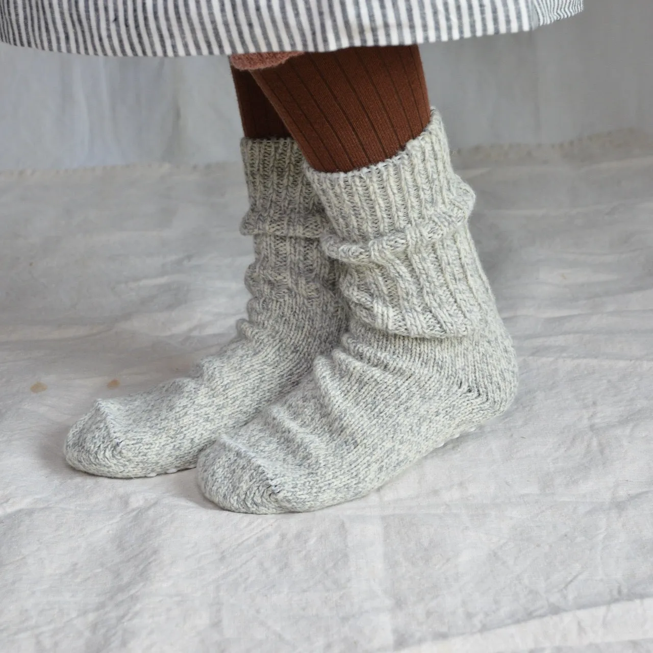 Chunky Norwegian Wool Socks - Organic Merino (Adults 36-43) *Returning 2025