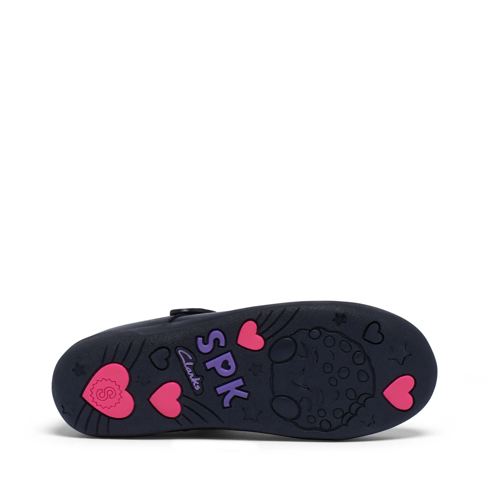 CLARKS BONNIE (SHOPKINS) E WIDTH - BLACK