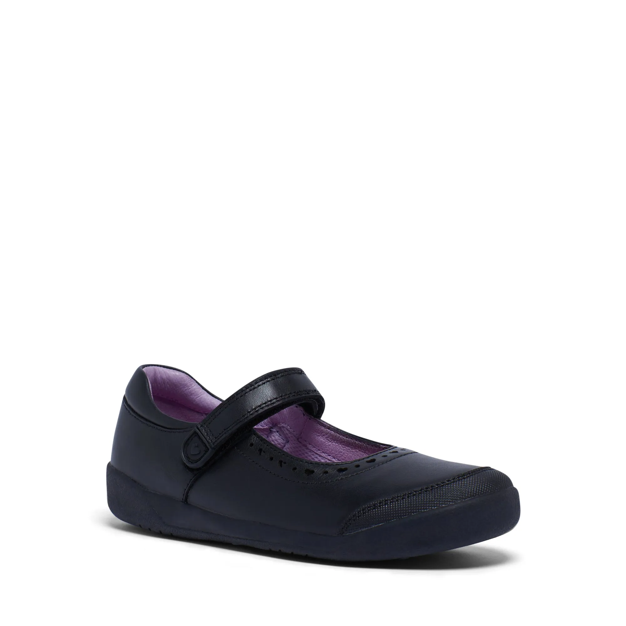 CLARKS BONNIE (SHOPKINS) E WIDTH - BLACK