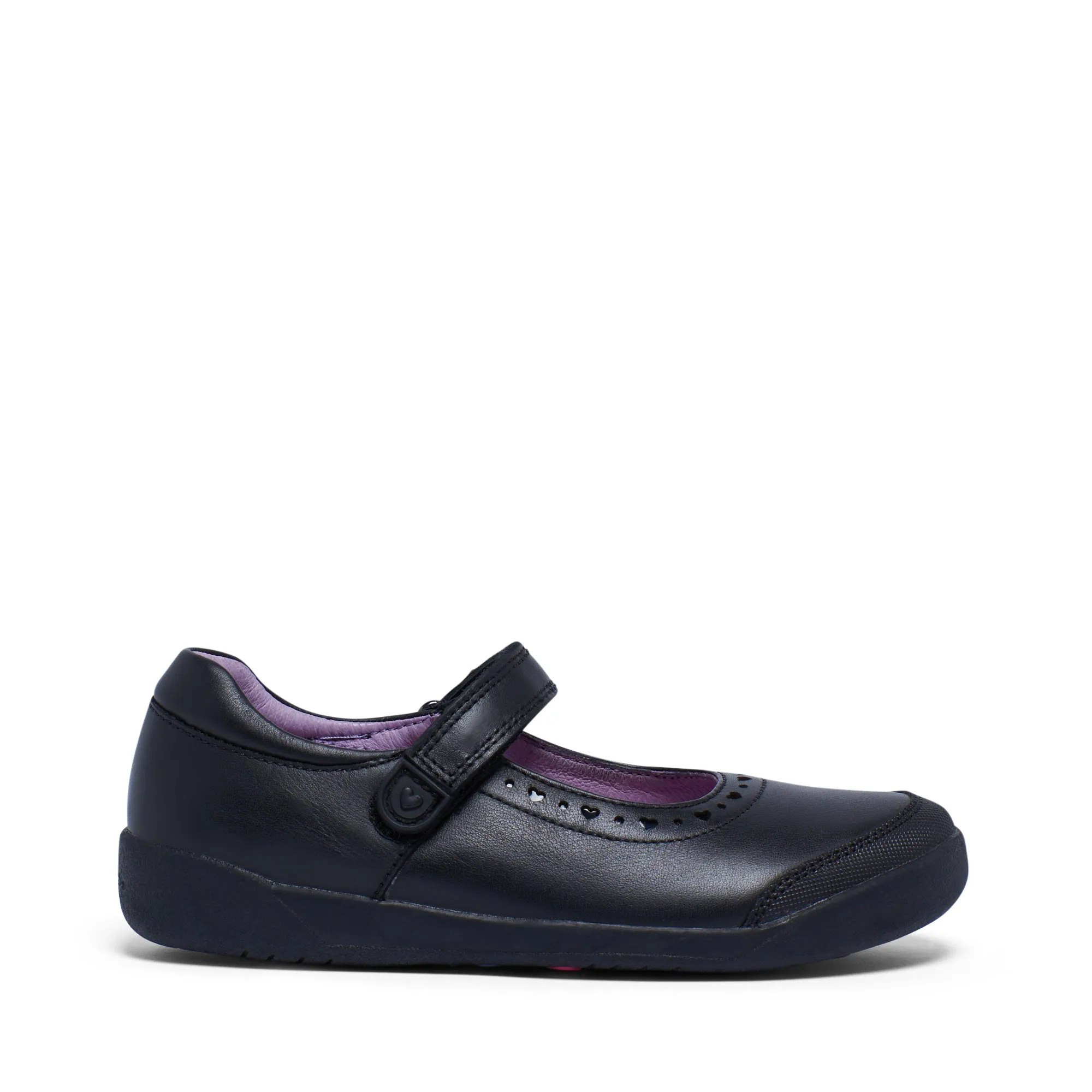 CLARKS BONNIE (SHOPKINS) F WIDTH - BLACK