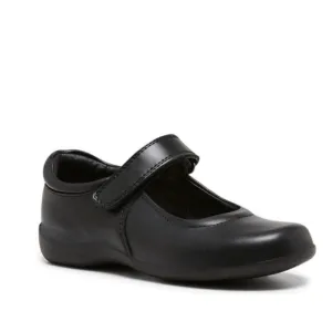 Clarks - Elise Velcro Leather School Shoes Mary Jane