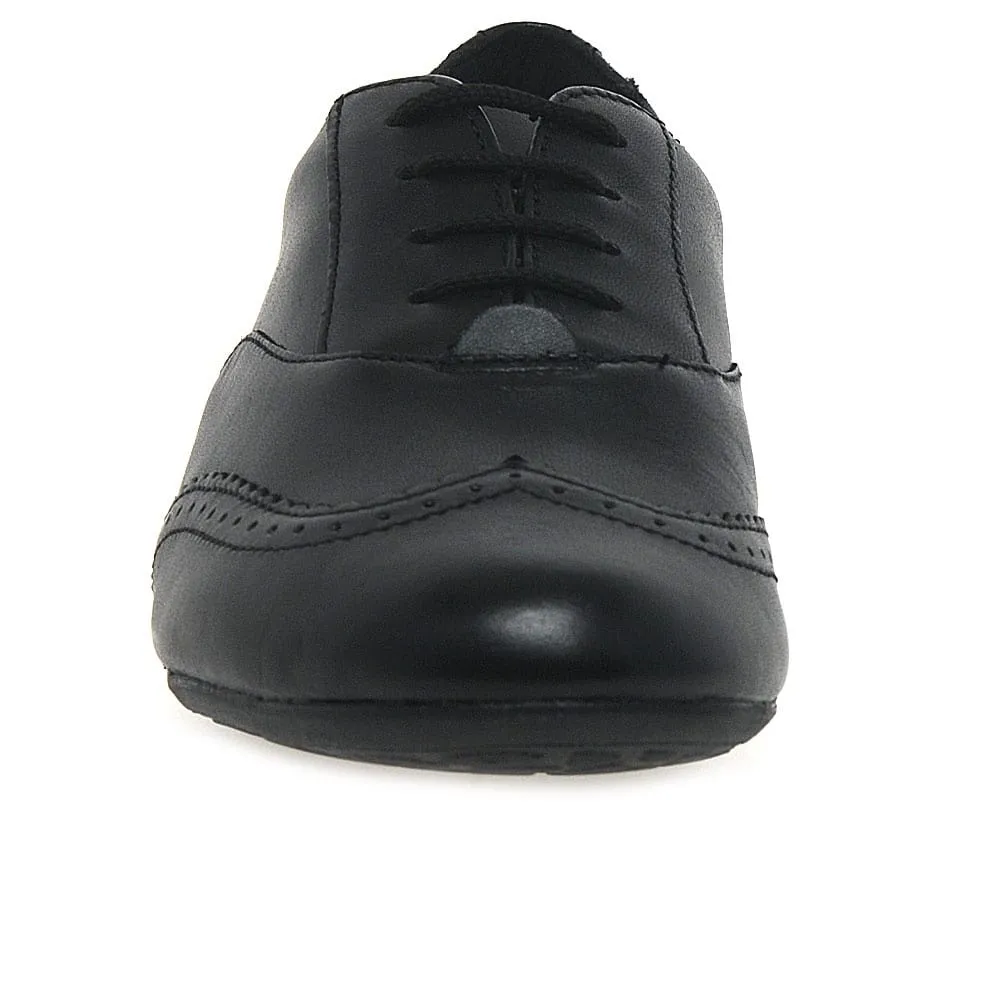 Clarks Tizz Honey Modern Toe Brogue Girls School Shoes