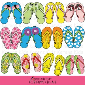 Clip Art Flip Flops