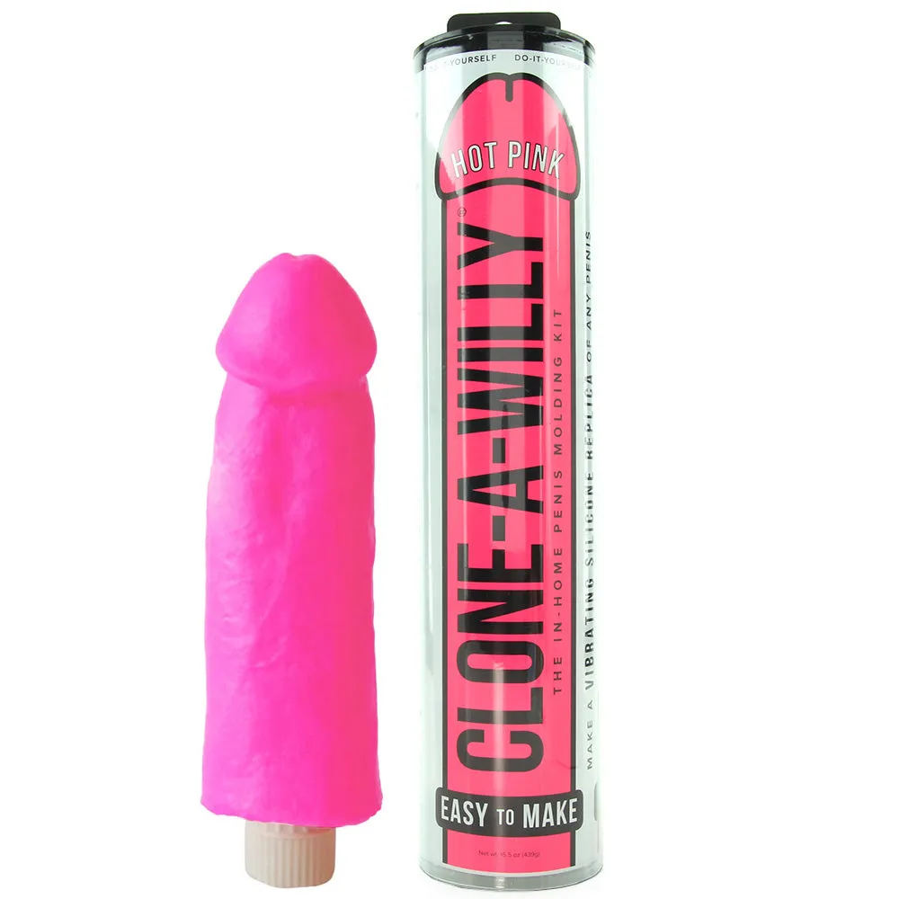 Clone-A-Willy Vibrator Kit in Hot Pink