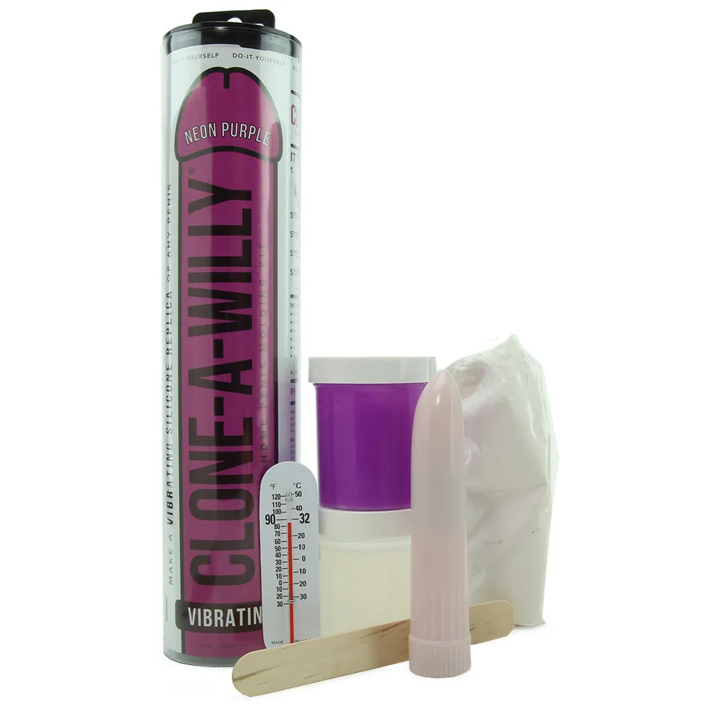 Clone-A-Willy Vibrator Kit in Neon Purple