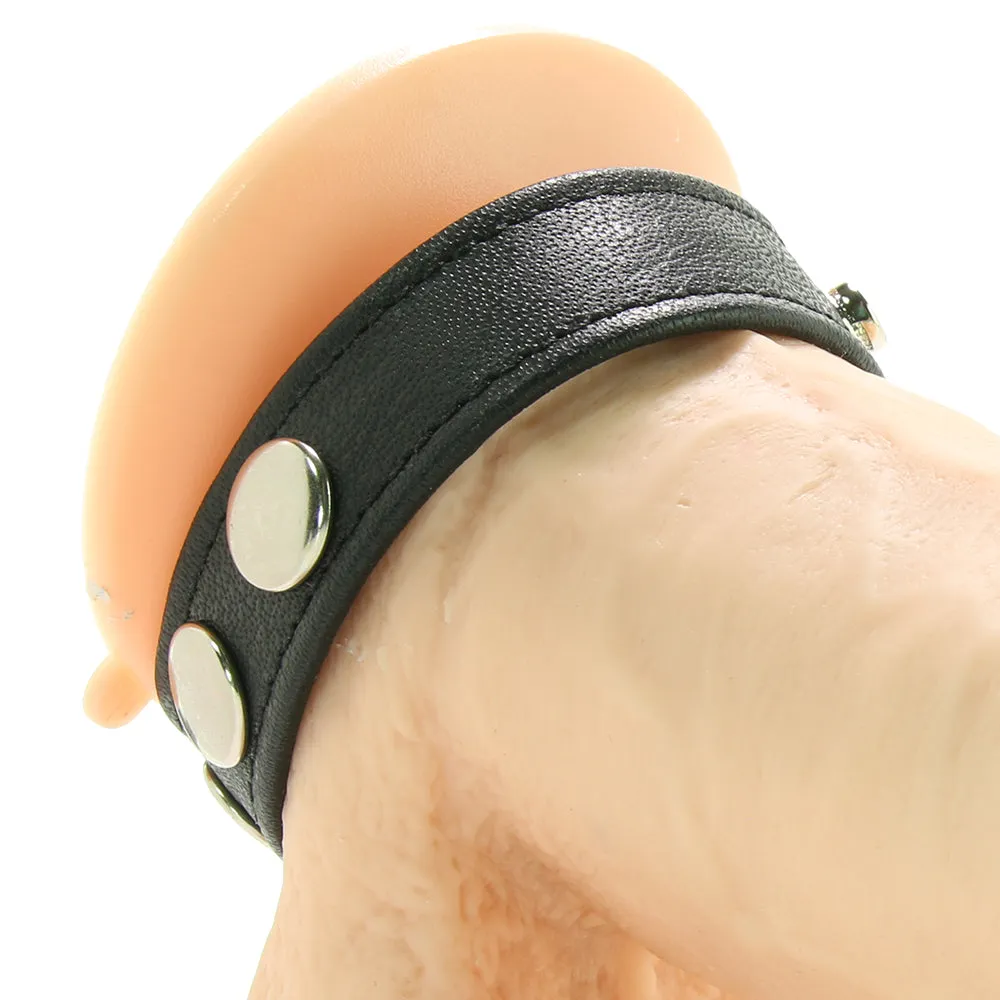 Colt 5 Snap Leather Cock Ring