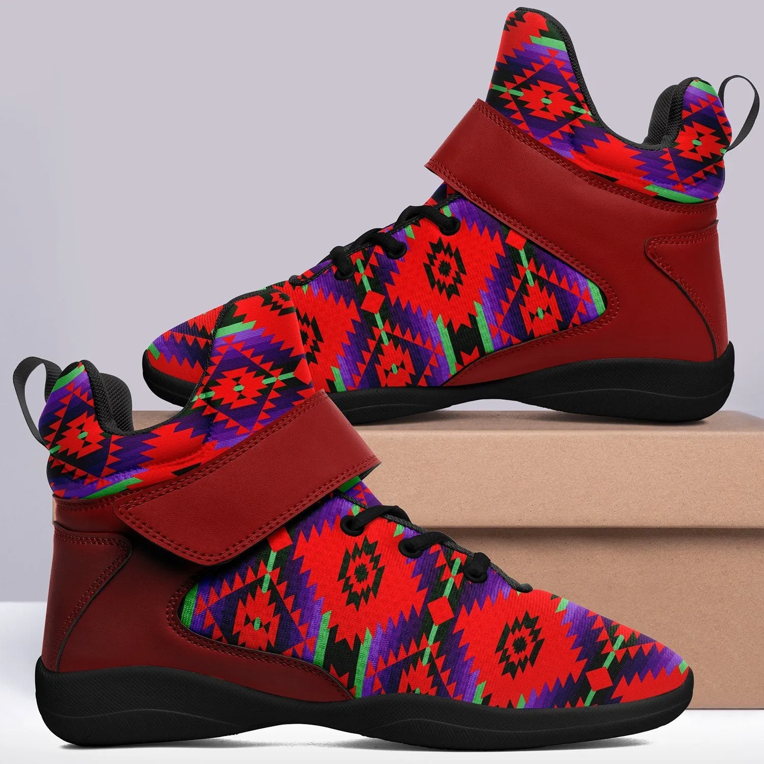 Cree Confederacy Chicken Dance Ipottaa Basketball / Sport High Top Shoes