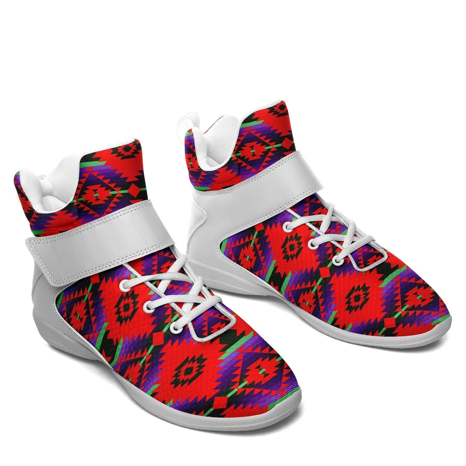 Cree Confederacy Chicken Dance Kid's Ipottaa Basketball / Sport High Top Shoes