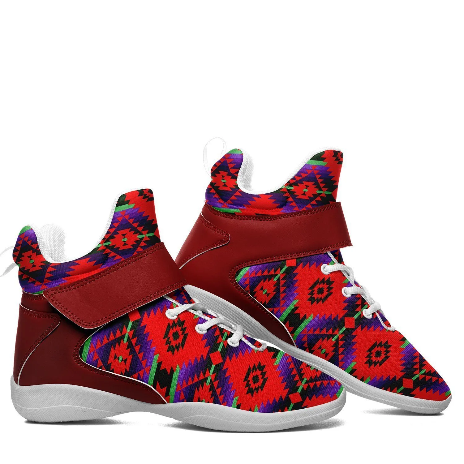 Cree Confederacy Chicken Dance Kid's Ipottaa Basketball / Sport High Top Shoes