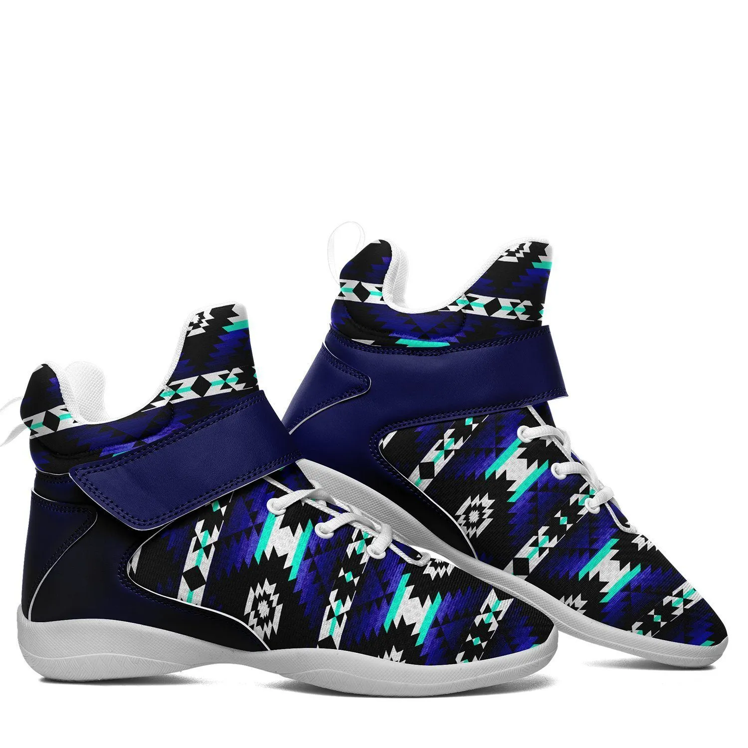 Cree Confederacy Midnight Kid's Ipottaa Basketball / Sport High Top Shoes