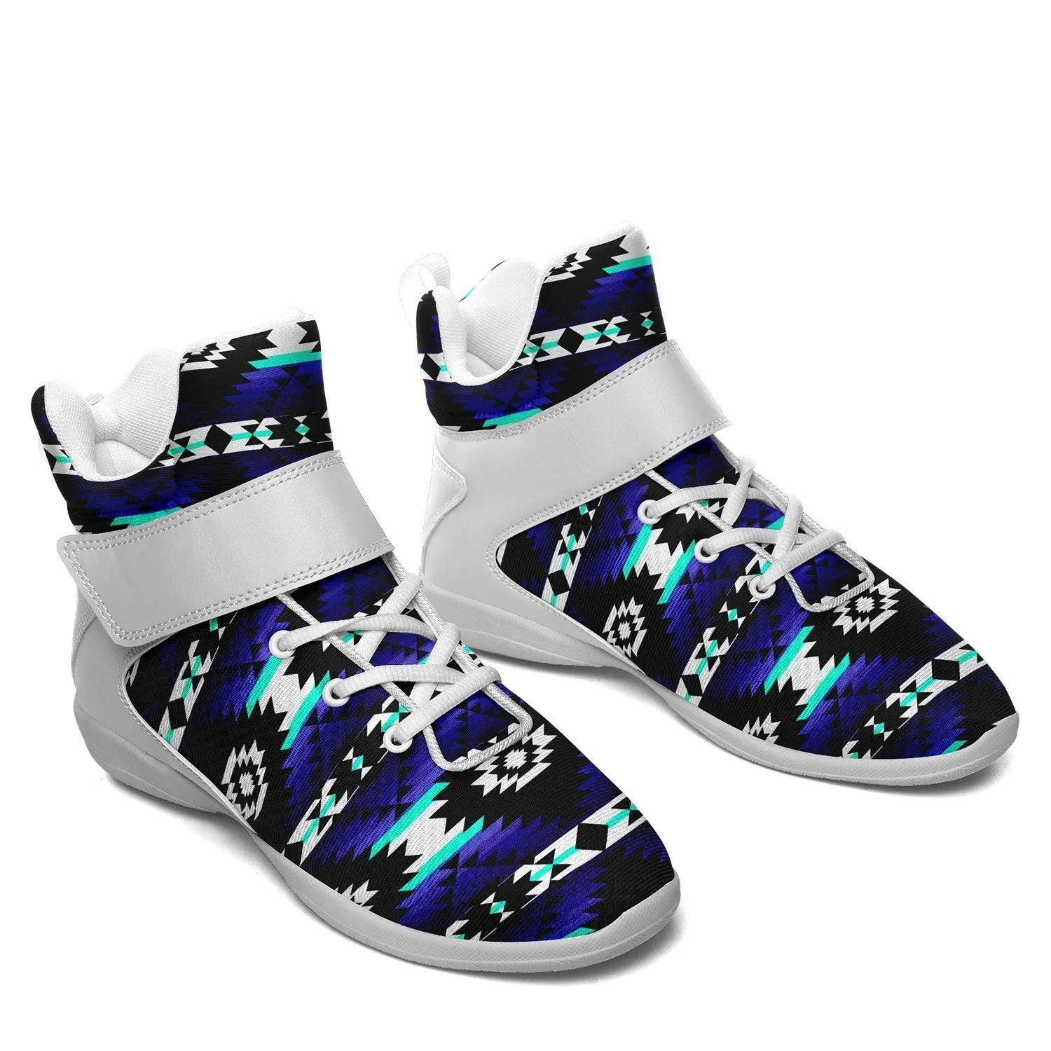 Cree Confederacy Midnight Kid's Ipottaa Basketball / Sport High Top Shoes