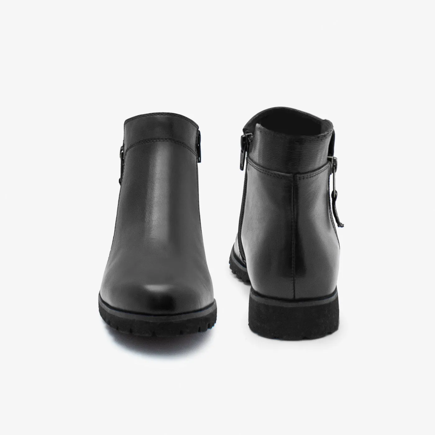 Dapper Leather Boots for Women