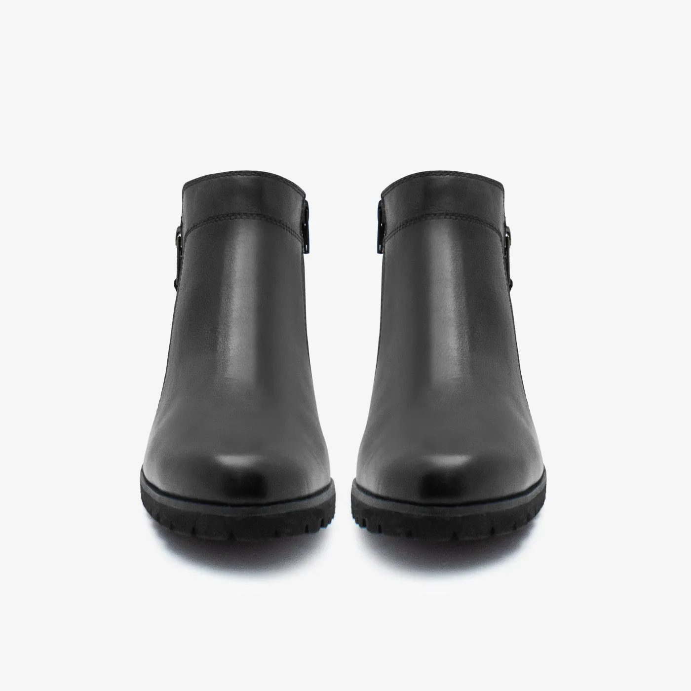 Dapper Leather Boots for Women