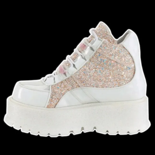 Demonia - White Slacker Sneaker