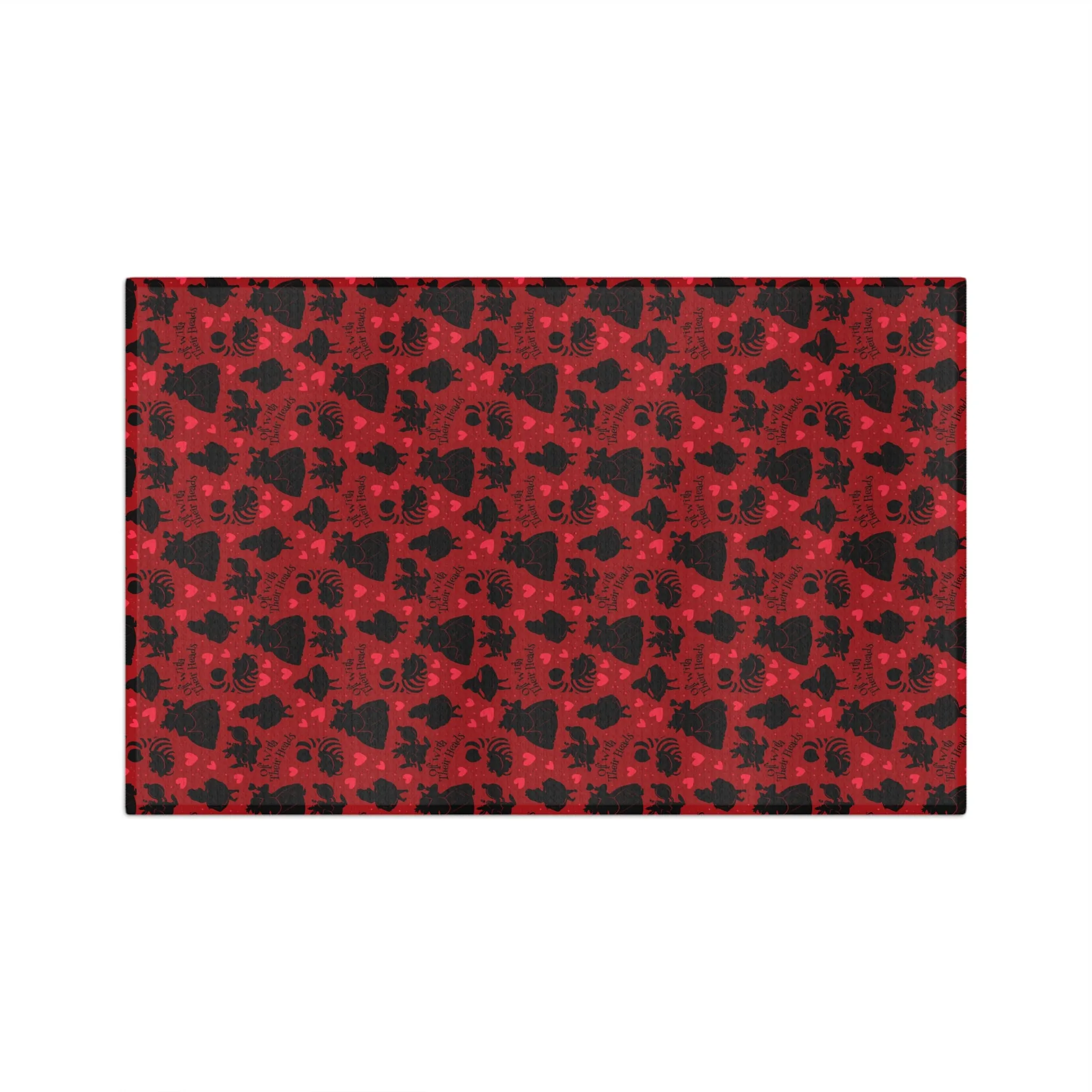 Disney Alice In Wonderland Queen Of Hearts Off With Their Heads Microfiber Athletic Towel