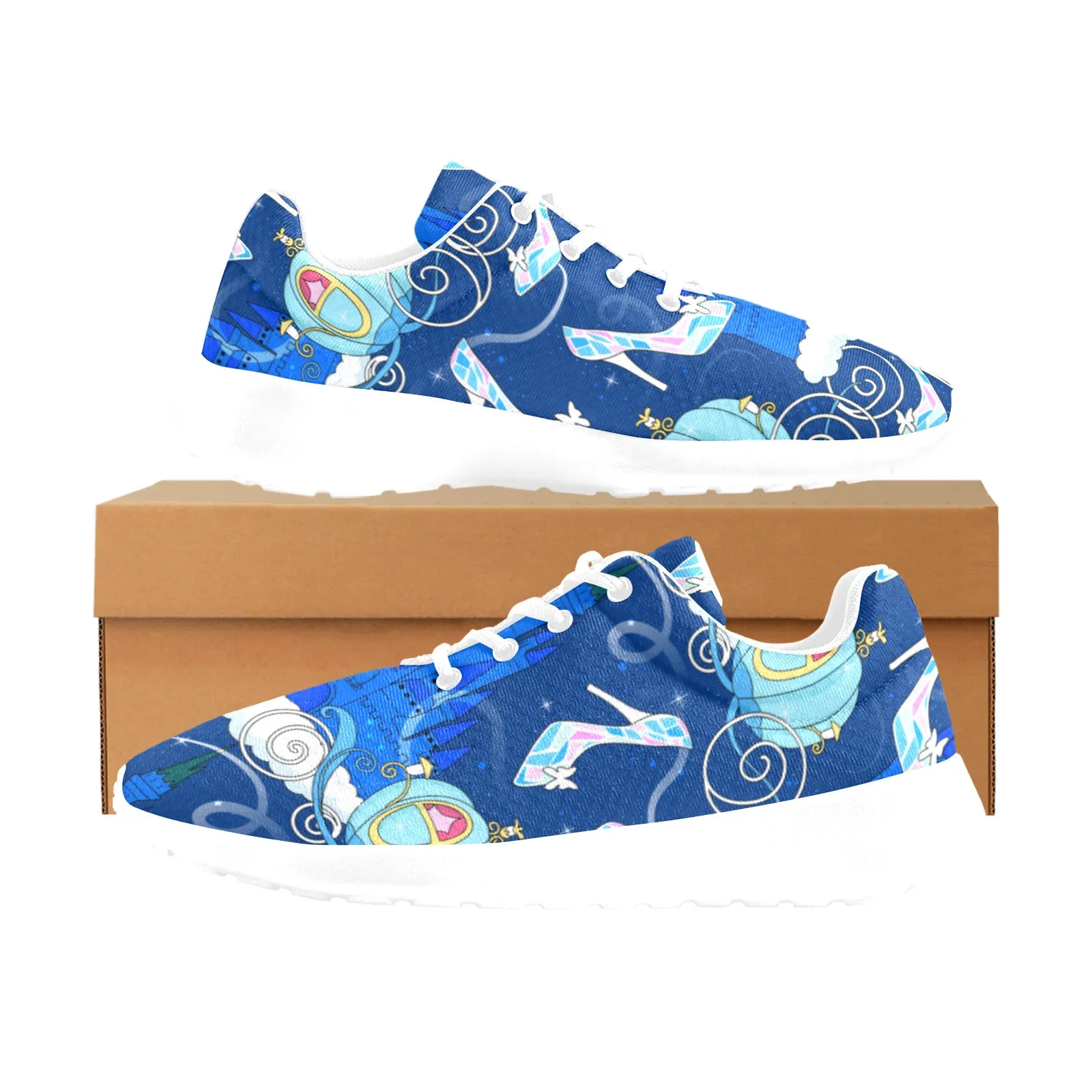 Disney Cinderella Glass Slippers Men's Athletic Shoes