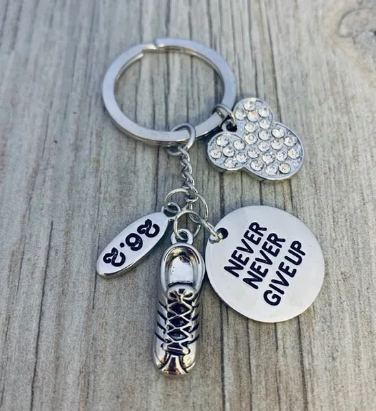 Disney Marathon Runner Keychain