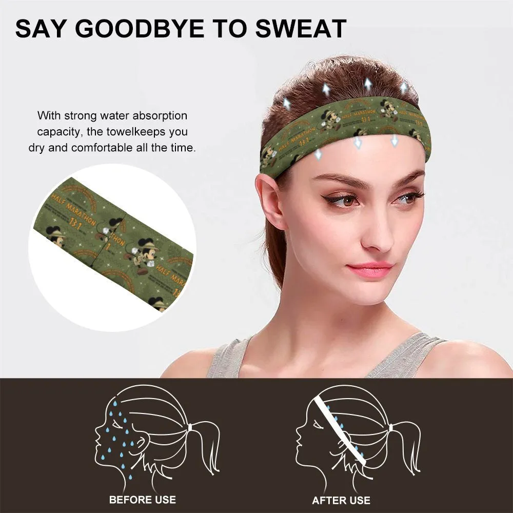 Disneyland Half Marathon Sports Sweat Headband