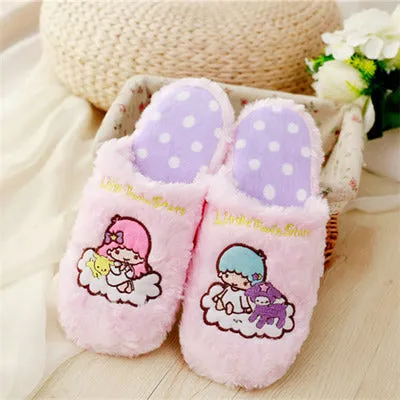 Dreamy Twin Star Slippers