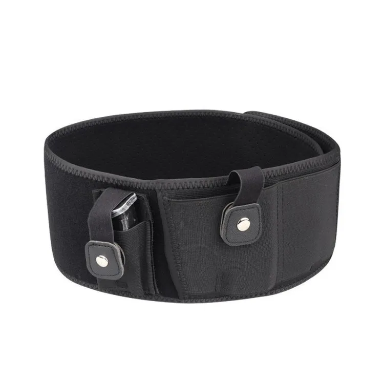 Elastic Outdoor Hidden Waist Belt, Size:45 inch Right Hand