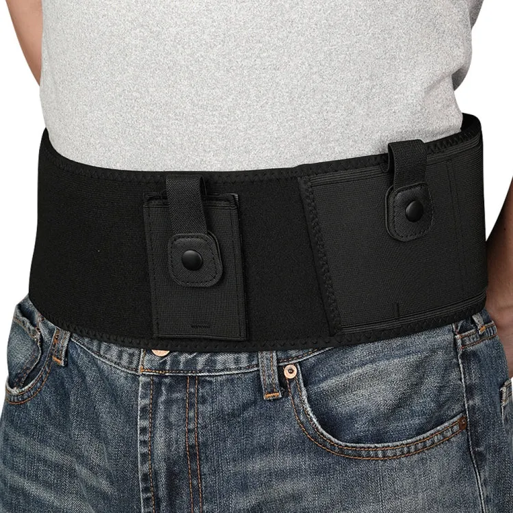 Elastic Outdoor Hidden Waist Belt, Size:45 inch Right Hand