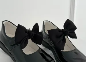 Extra Black Butterfly SCHOOL Shoe Bows