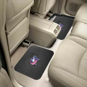 Fanmats Columbus Blue Jackets Back Seat Car Utility Mats - 2 Piece Set