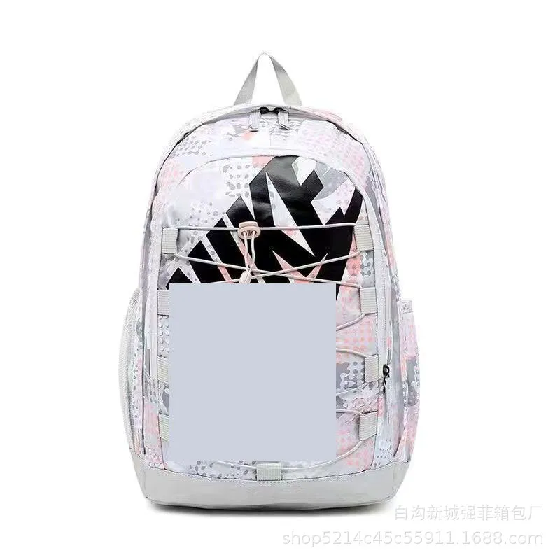 Fashion Brand Letter Backpack Large Capacity Student Schoolbag Men's and Women's Backpacks Sports Travel Computer Bag Outdoor High School Student