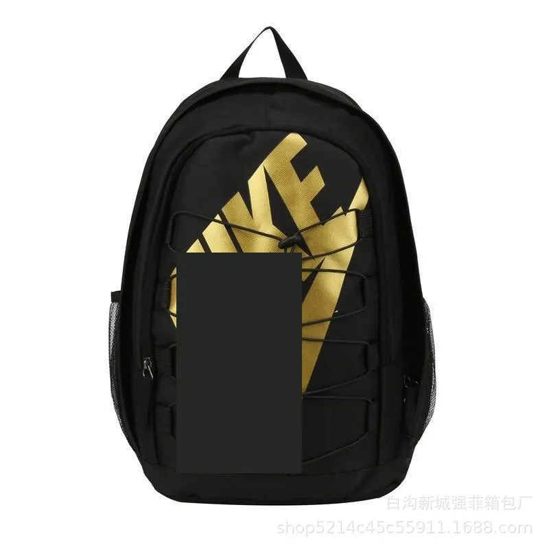 Fashion Brand Letter Backpack Large Capacity Student Schoolbag Men's and Women's Backpacks Sports Travel Computer Bag Outdoor High School Student