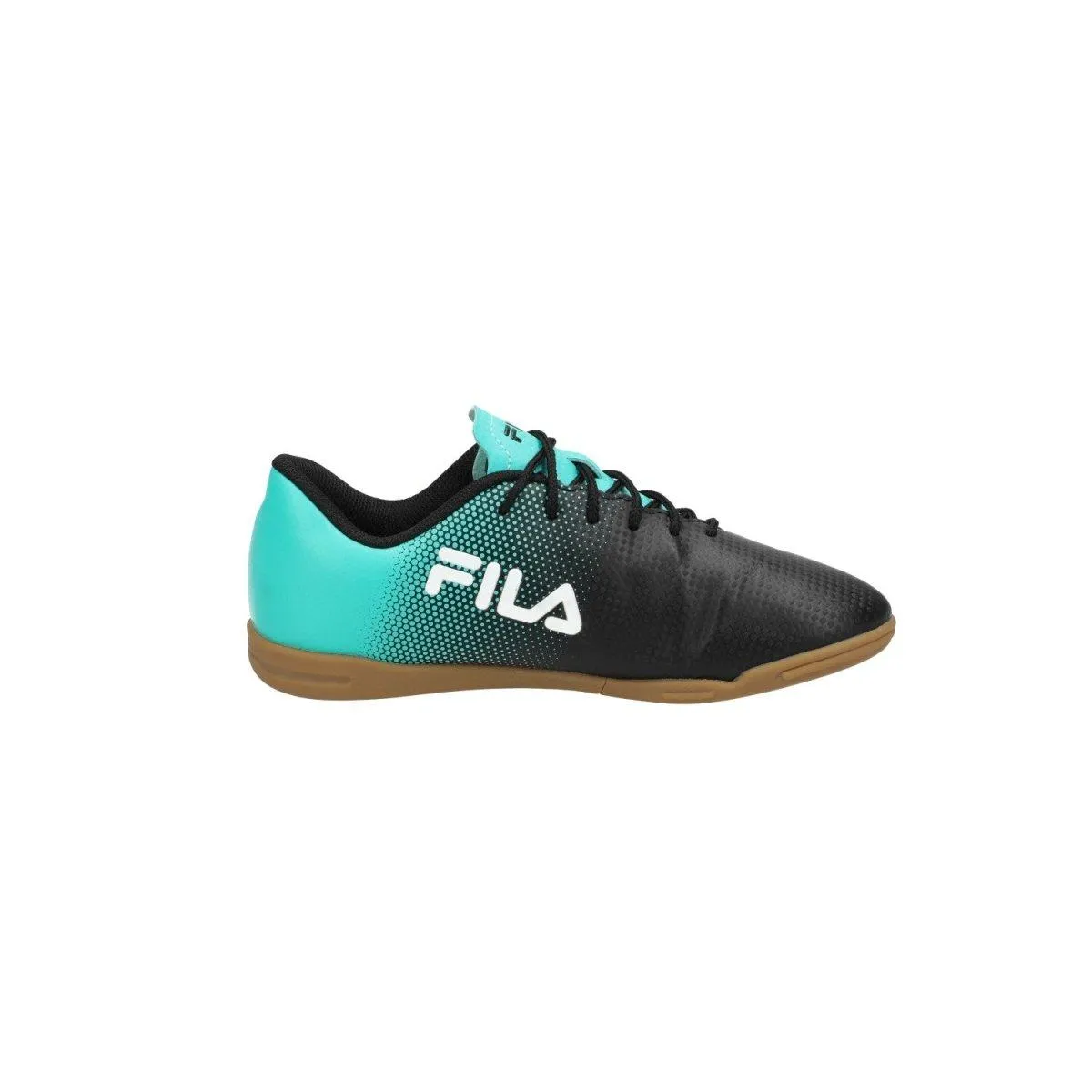 Fila Indoor Football Sport Shoes Coated Fabric Black Colour For Kids