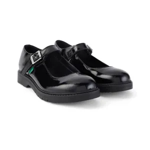 FINLEY Girls Shoes Patent Black