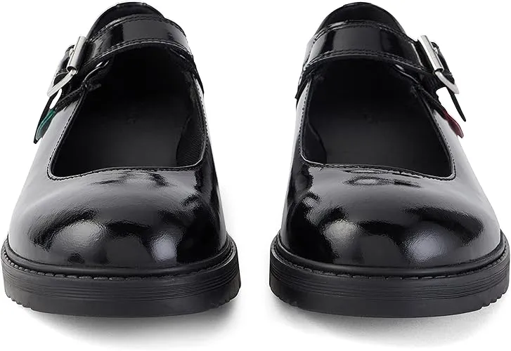 FINLEY Girls Shoes Patent Black