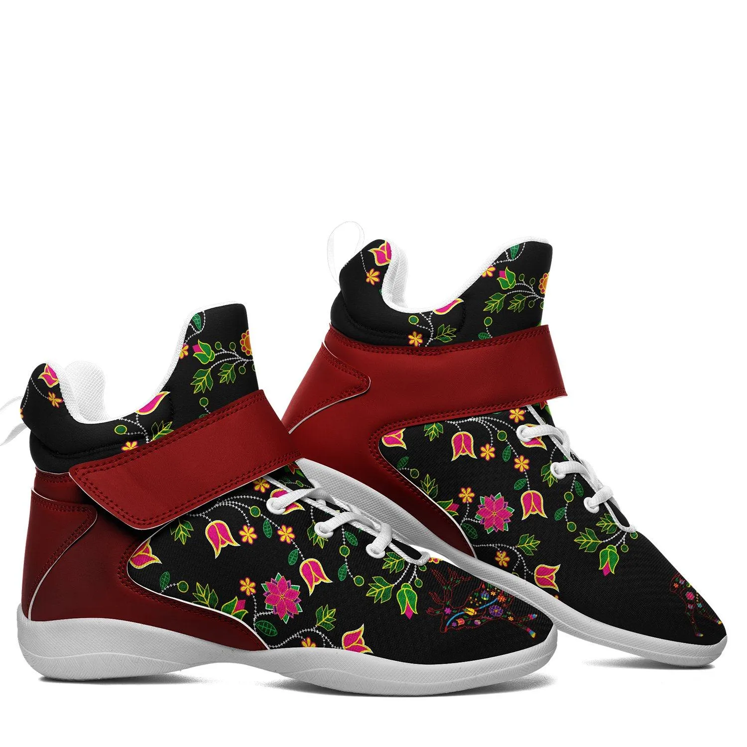 Floral Elk Ipottaa Basketball / Sport High Top Shoes