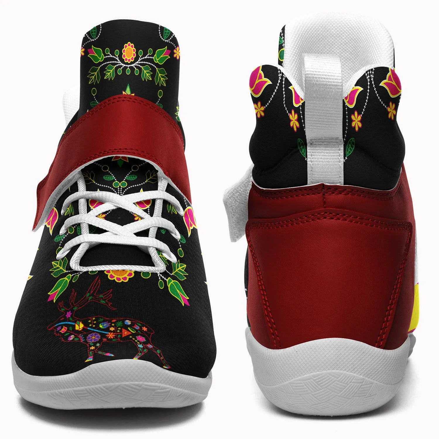 Floral Elk Ipottaa Basketball / Sport High Top Shoes