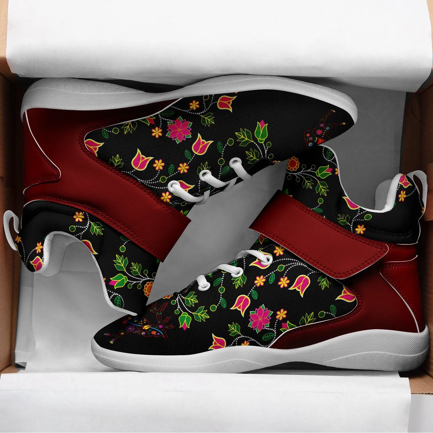 Floral Elk Ipottaa Basketball / Sport High Top Shoes