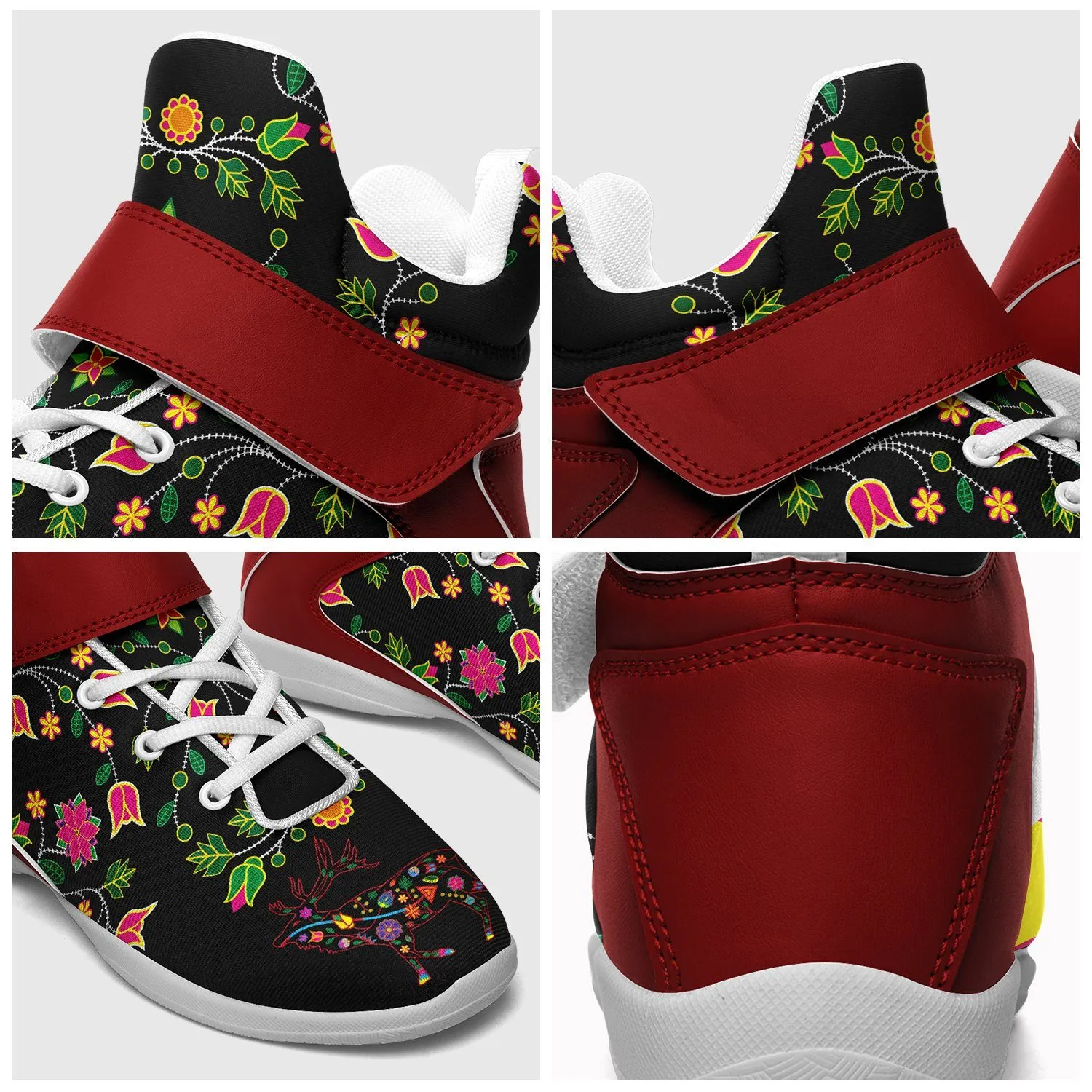 Floral Elk Ipottaa Basketball / Sport High Top Shoes