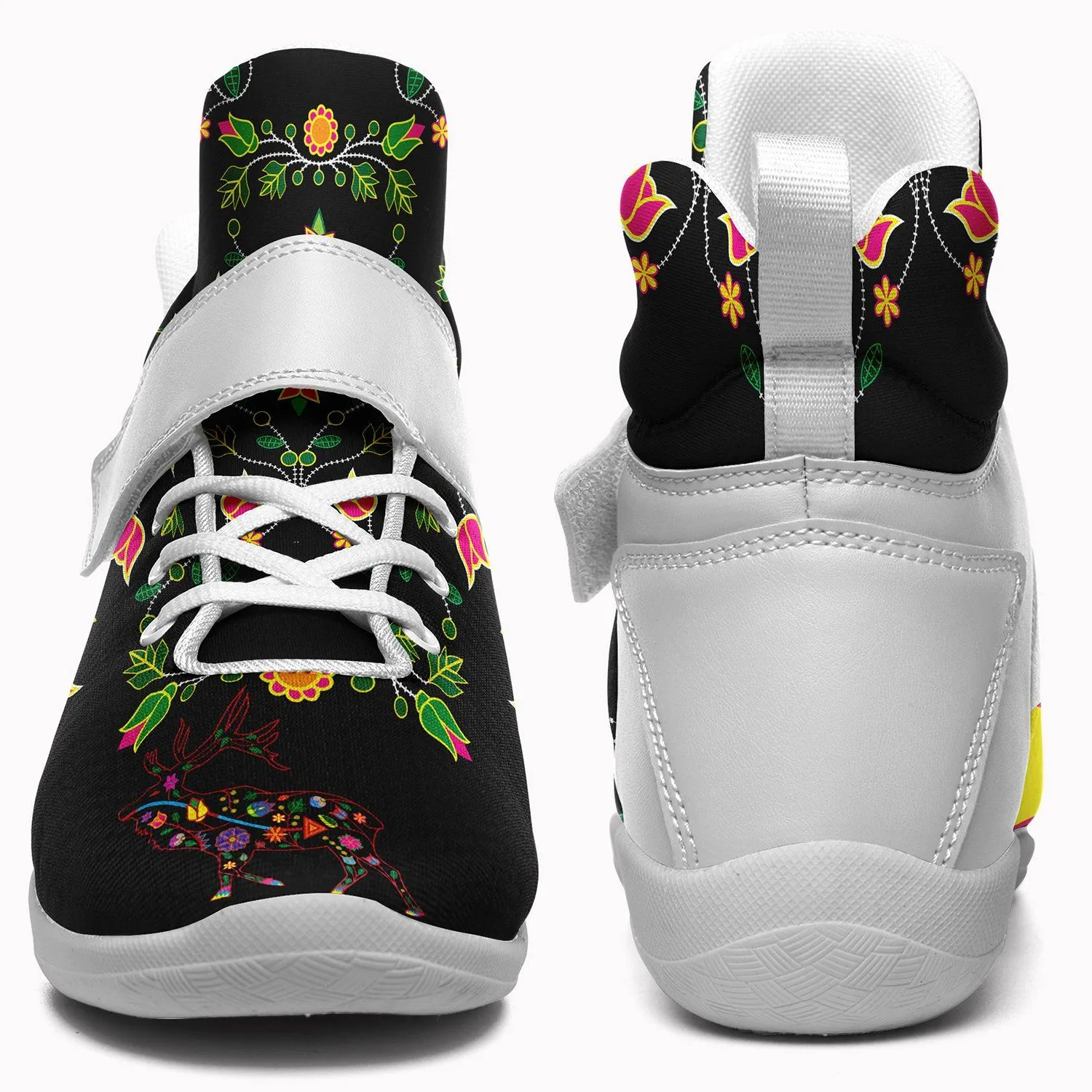 Floral Elk Ipottaa Basketball / Sport High Top Shoes