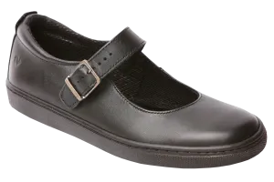 Froggies Buckle Girls School Shoes - Black