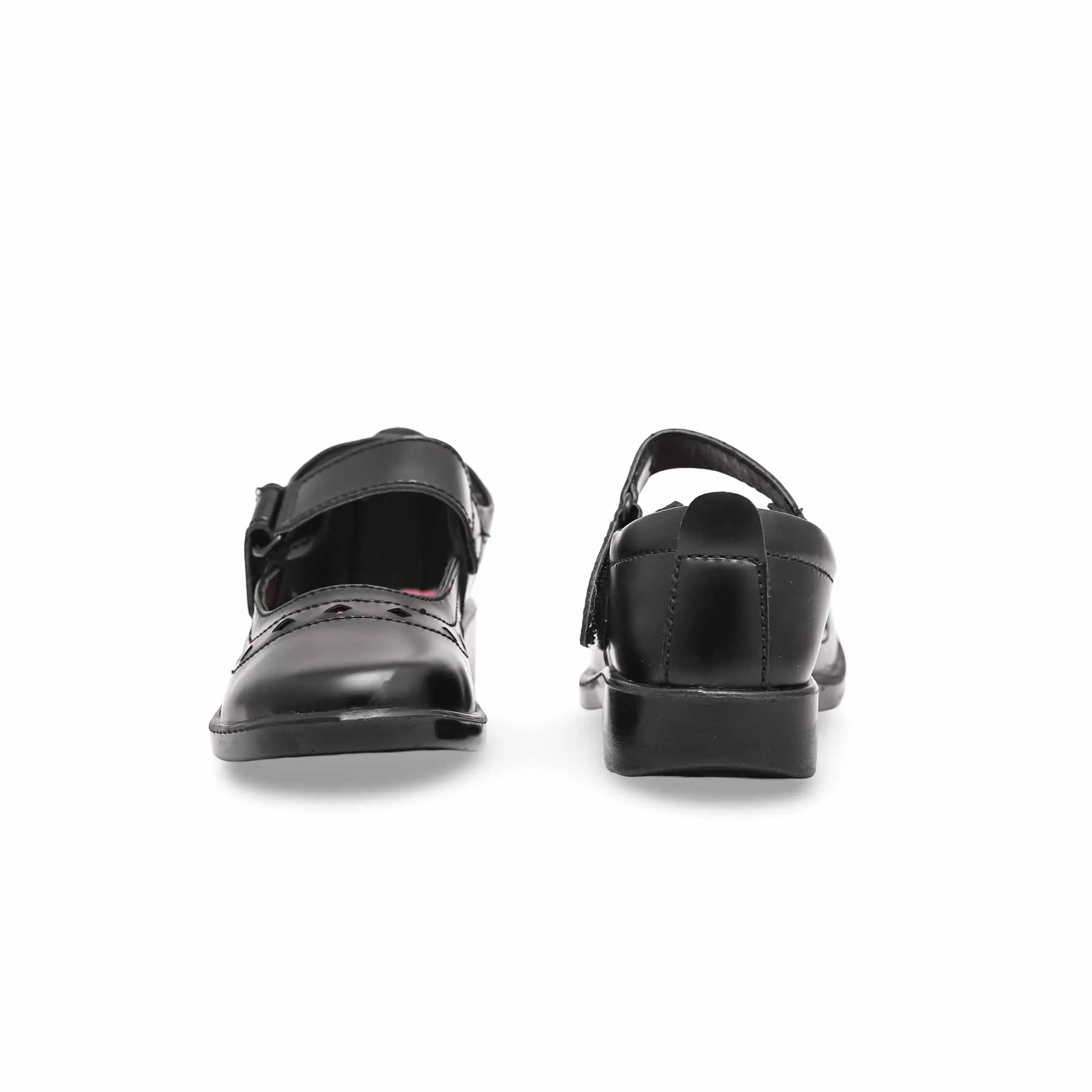 Girls Black School Shoes SK0058