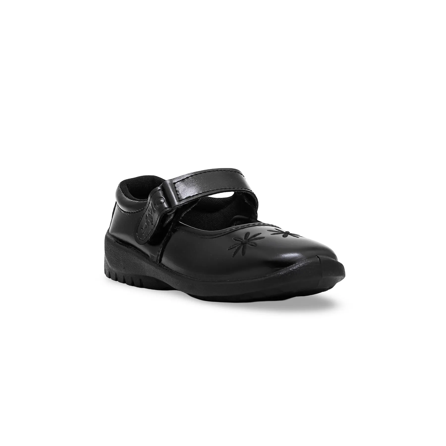 Girls Black School Shoes SK0064